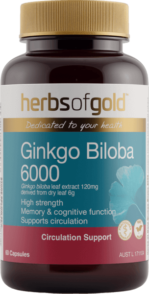 Thực phẩm bảo vệ sức khoẻ Herbs of Gold Ginkgo Biloba 6000