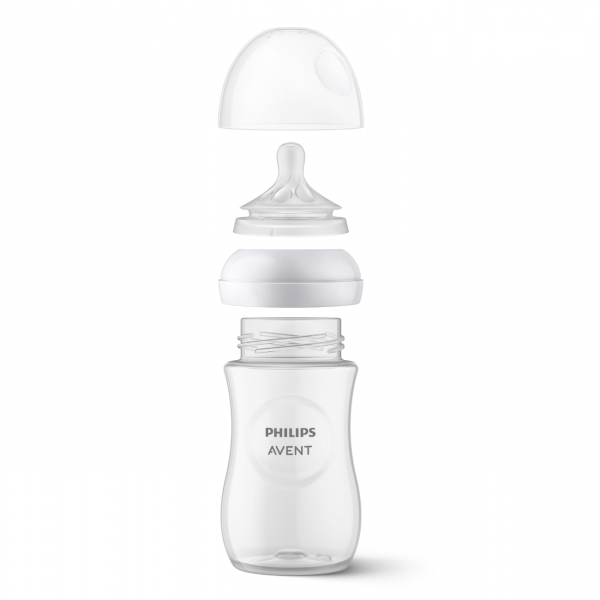 Vĩ 2 núm ty silicone Philips Avent mô phỏng tự nhiên mẫu mới (SCY963/02, 1-3M)
