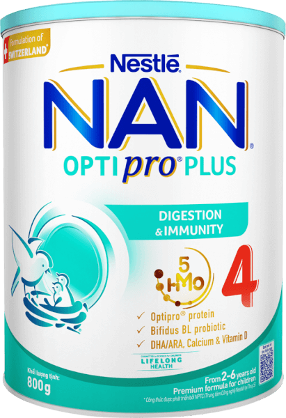Sữa Nestle Nan Optipro Plus 4 800g (2-6 tuổi) (Giao bao bì ngẫu nhiên)