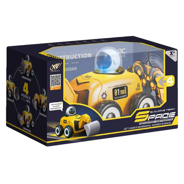 Xe điều khiển xe múc không gian có người lái có âm thanh và đèn HW24008295 C407 (Vàng)