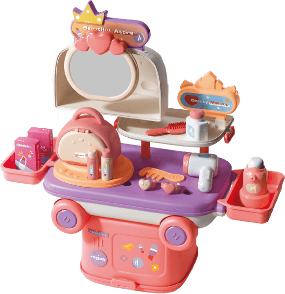 Bộ xe cao cấp nhập vai trang điểm 2in1 CY601561 C407 (Hồng)