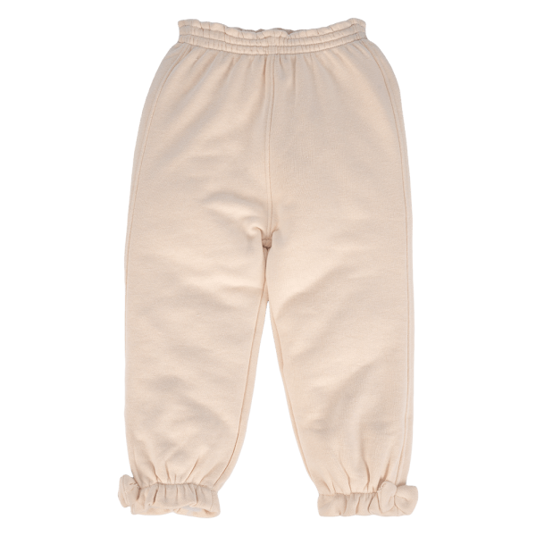 Quần jogger bé gái dài Animo TQ1024051 (1-6Y,Kem)