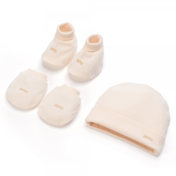 Set 3 nón bao tay chân Animo HN0924086 (NB,Nhiều màu,Giao ngẫu nhiên)