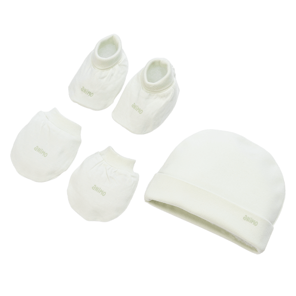 Set 3 nón bao tay chân Animo HN0924086 (NB,Nhiều màu,Giao ngẫu nhiên)