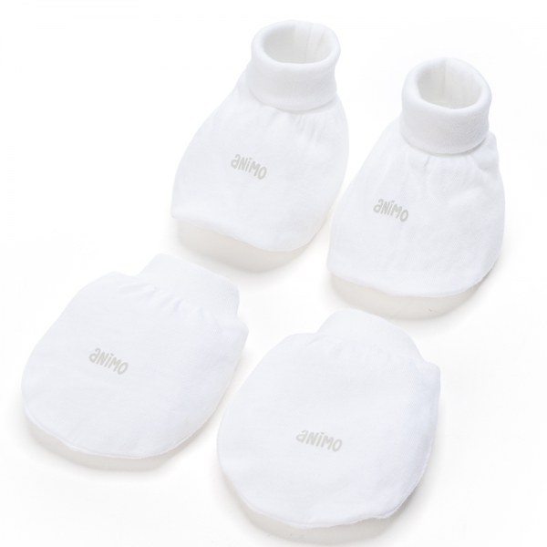 Bộ bao tay chân thun Animo HN0924088 (NB,Nhiều màu,Giao ngẫu nhiên)