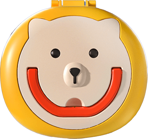 Hộp xúc xắc cao cấp hình gấu 8pcs LH16880794 C407 (Vàng)