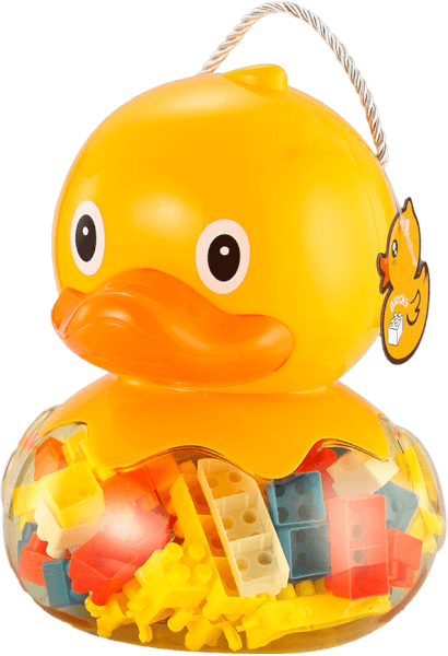 Chú vịt xếp hình khối 120pcs LH16880791 C407 (Vàng)