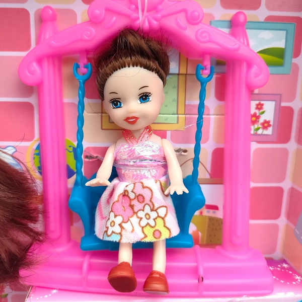 Bộ 2 búp bê trưởng tạo mẫu thời trang LH16880803 C407 (Hồng)