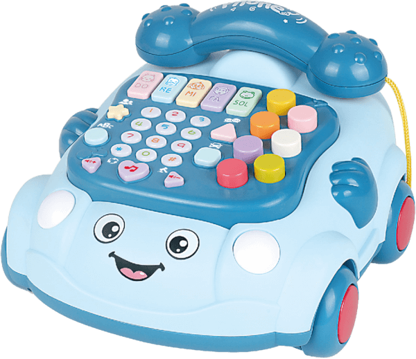 Điện thoại ô tô đa năng có nhạc đèn và dây kéo LH16880905 C407 (Xanh dương)