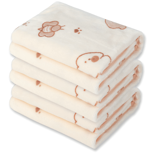 Chăn bông cho bé Animo B2409_PP001 (80x100cm,Kem)