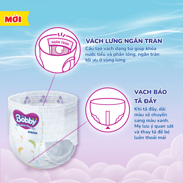 Tã quần Bobby size L, 70 miếng (giao bao bì ngẫu nhiên)