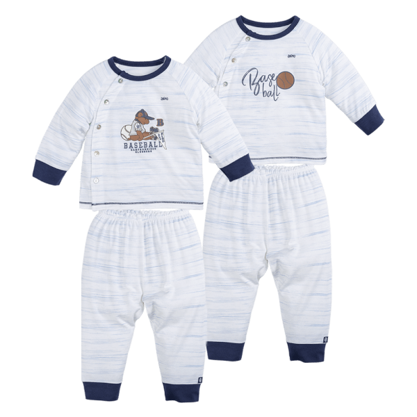 Set 2 Bộ modal kháng khuẩn dài Animo VD1024001 (0-24M,Xanh biển)