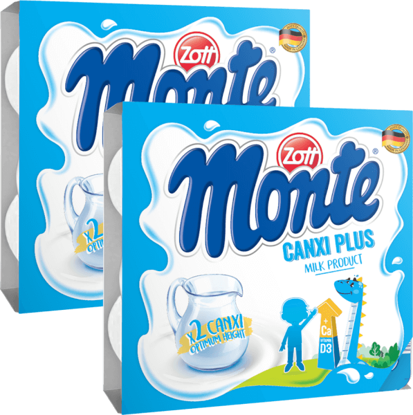 Combo 2 Váng sữa Zott Monte Canxi Plus