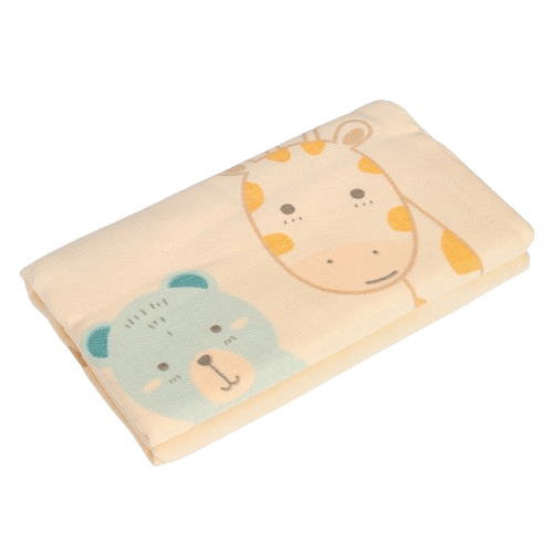 Khăn tắm trẻ em Cotton Vườn Bách Thú Animo BM9T (60x120cm,Trắng)