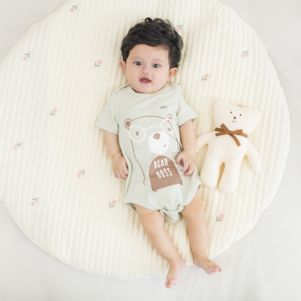 Set 2 Bodysuit modal kháng khuẩn tam giác Animo VD1024010 (0-9M,Xanh bơ)