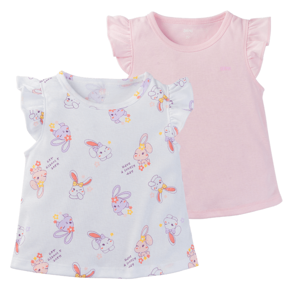 Set 2 áo bé gái Animo Easy TX1024038 (1-4Y,Nhiều màu)