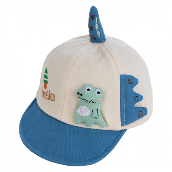 Nón lưỡi trai bé trai Animo A2411_JK001 (48cm,Kem-Xanh)