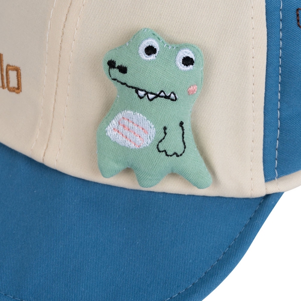 Nón lưỡi trai bé trai Animo A2411_JK001 (48cm,Kem-Xanh)