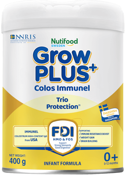 Sản phẩm dinh dưỡng công thức GrowPLUS+ Colos Immunel 0+, 400g (0-12 tháng)