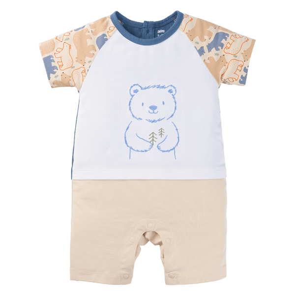 Bodysuit bé trai đùi Animo VD1024058 (0-12M,Be)