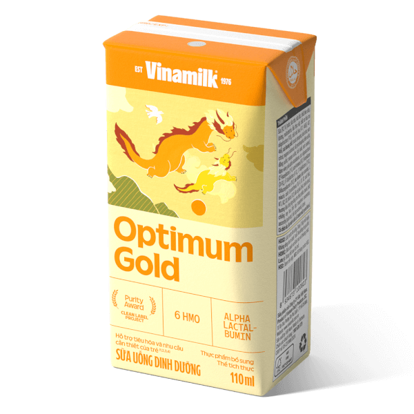 Thùng Sữa uống dinh dưỡng Optimum Gold 110ml (Lốc 4 hộp) new