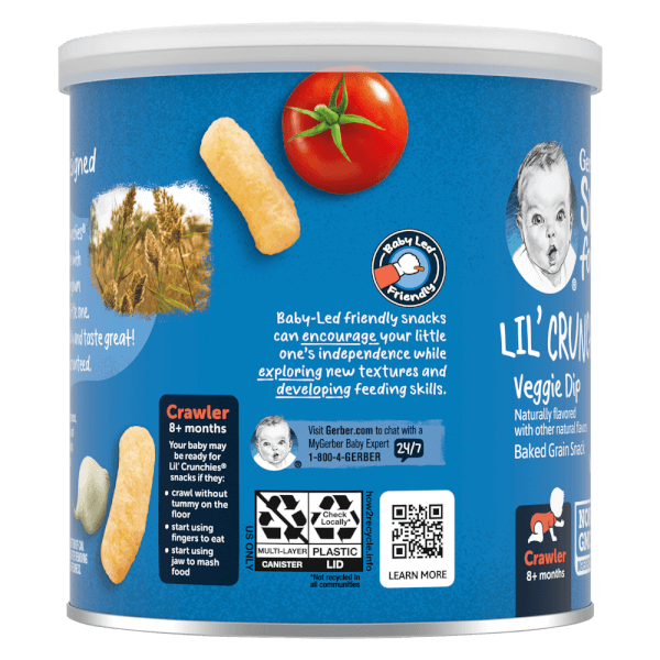 Thực phẩm bổ sung bánh ăn dặm Gerber Lil