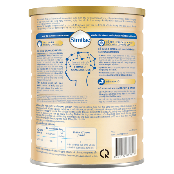 Sữa Similac 1+ 1,6kg (1-2 tuổi) (Giao bao bì ngẫu nhiên)