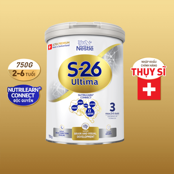 Combo 2 Sữa Nestle S-26 ULTIMA số 3 750g (2 - 6 tuổi)