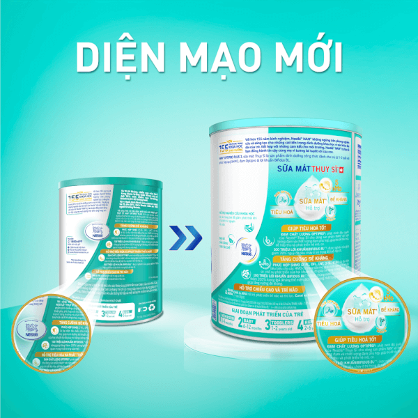 Sữa Nestle Nan Optipro Plus 3 800g (1-2 tuổi) (Giao bao bì ngẫu nhiên)