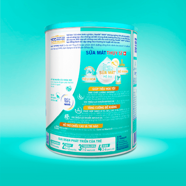 Sữa Nestle Nan Optipro Plus 3 800g (1-2 tuổi) (Giao bao bì ngẫu nhiên)