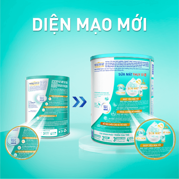 Combo 2 Sữa Nestle Nan Optipro Plus 4 800g (2-6 tuổi)