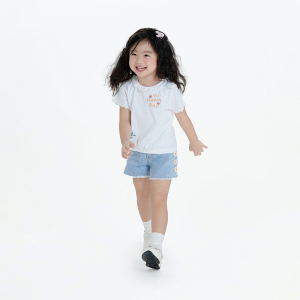 Áo bé gái Animo HN0724016 (9M-6Y,Trắng)