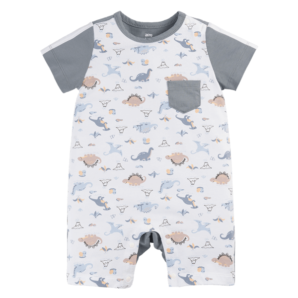 Bodysuit bé trai đùi Animo VD1024061 (0-12M,Xanh)