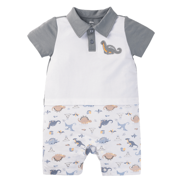 Bodysuit bé trai đùi Animo VD1024060 (0-12M,Xanh)