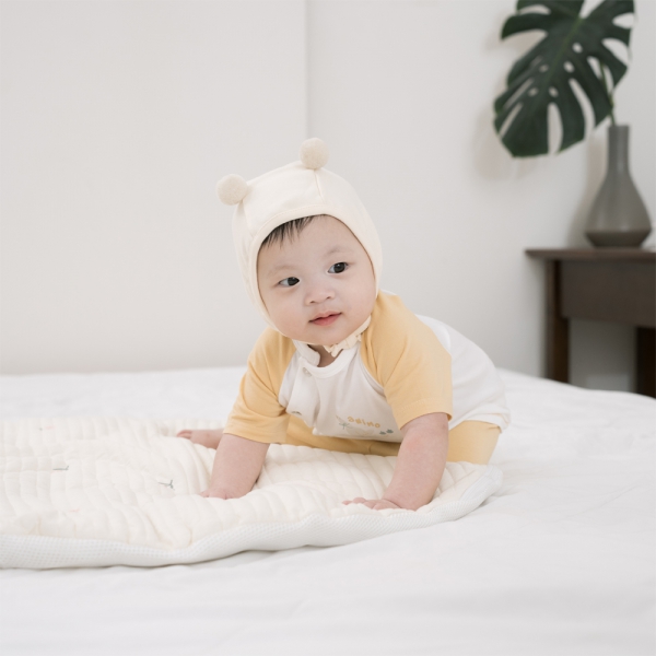 Set 2 Bộ kháng khuẩn Modal ngắn Animo BMC1024020 (0-24M,Vàng)