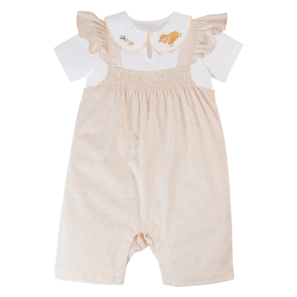 Bodysuit bé gái đùi Animo VD1124063 (0-12M,Vàng)