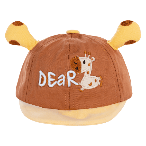 Nón lưỡi trai khăn voan bé trai Animo A2410_MN018 (44cm,Nâu-Vàng)