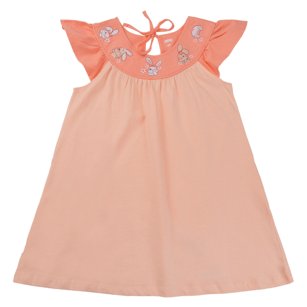 Đầm bé gái BST Bé Thỏ Animo LU1224011 (9M-6Y,Hồng)