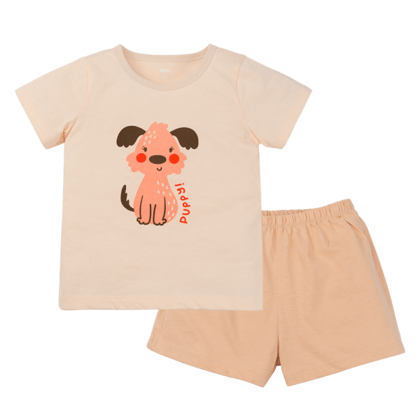 Bộ bé gái ngắn Animo Easy TX1124075 (1-4Y,Be)