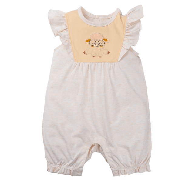 Bodysuit bé gái đùi Animo VD1124062 (0-12M,Vàng)