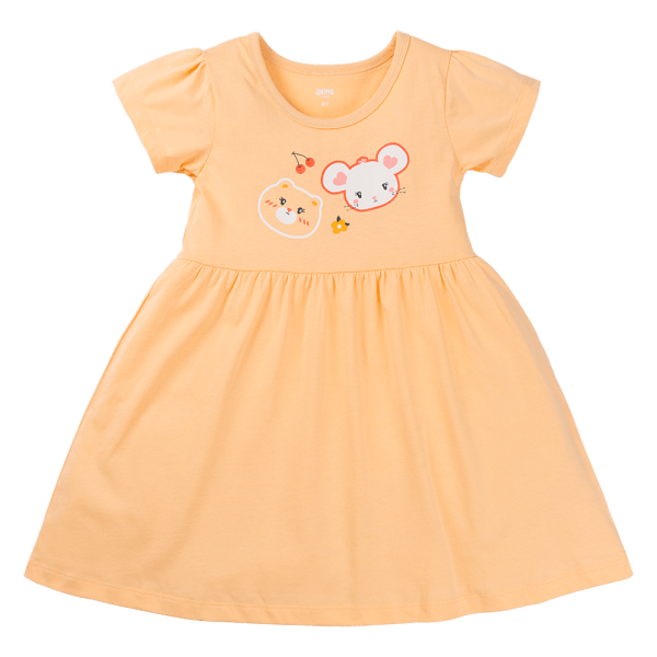 Đầm bé gái Animo Easy TX1124072 (1-4Y,Cam)