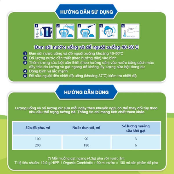 Sữa HiPP Organic Combiotic số 3 800g (1-3 tuổi)