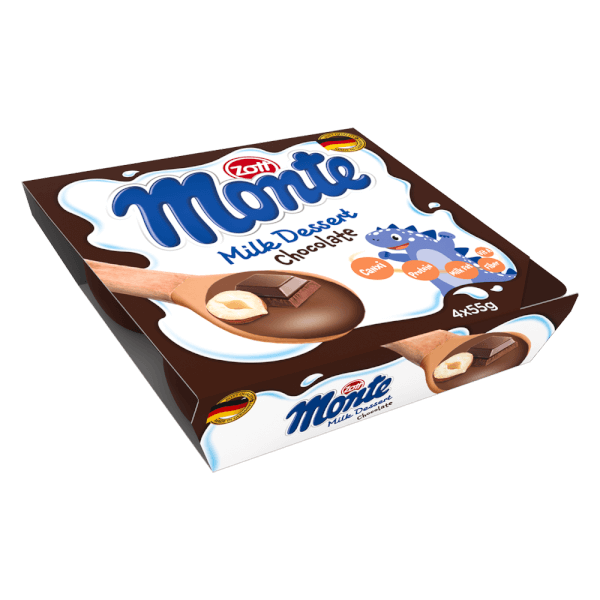 Combo 2 Váng sữa Zott Monte hương Sô cô la 4x55g