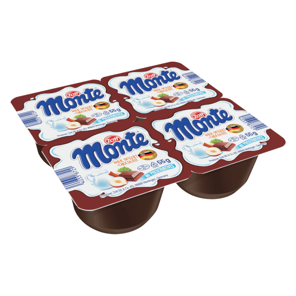 Combo 2 Váng sữa Zott Monte hương Sô cô la 4x55g