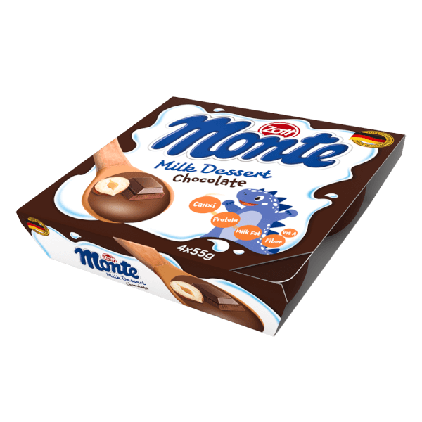 Combo 2 Váng sữa Zott Monte hương Sô cô la 4x55g