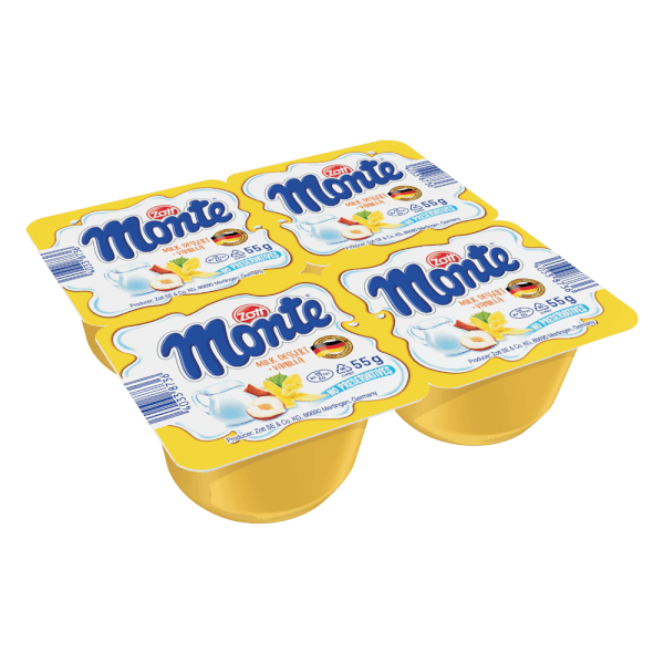 Váng sữa Zott Monte hương Vani 4x55g