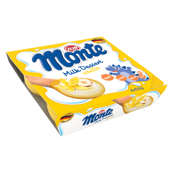 Váng sữa Zott Monte hương Vani 4x55g