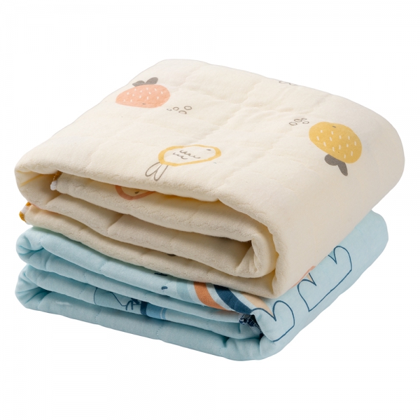 Chăn vải chần bông 3 lớp Animo B2306_MN003 (85x85cm,Xanh)