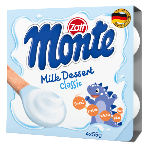 Combo 2 Váng sữa Zott Monte vị Classic (4x55g)