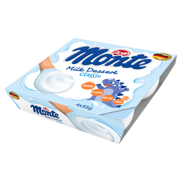 Combo 2 Váng sữa Zott Monte vị Classic (4x55g)